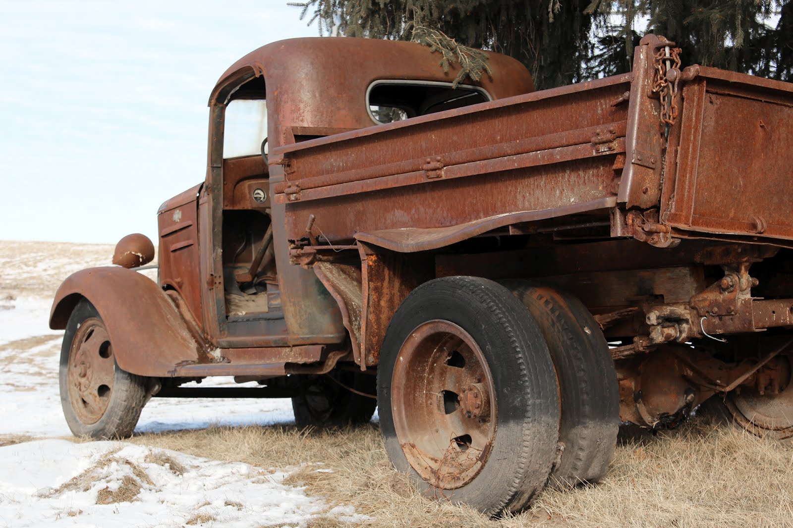 rusty old truck in Minnesota. Photo by Tim Jepson
